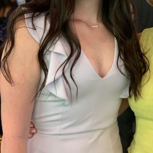 French Connection Whisper Light Ruffle Dress